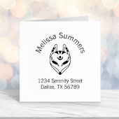 きつね日本のキツネマスクアーチアドレス セルフインキングスタンプ