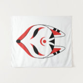 きつね日本のキツネマスク タペストリー (正面(横))