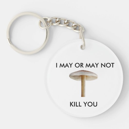 きのこおもしろい キーホルダー (正面)