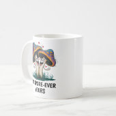 きのこおもしろい コーヒーマグカップ (正面左)