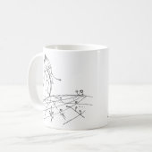 きのこおよび菌糸体 コーヒーマグカップ (正面左)