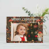 きのこお洒落の森のクリスマス シーズンカード (スタンド正面)