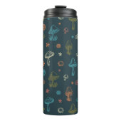 きのこお洒落の模様 タンブラー (正面)