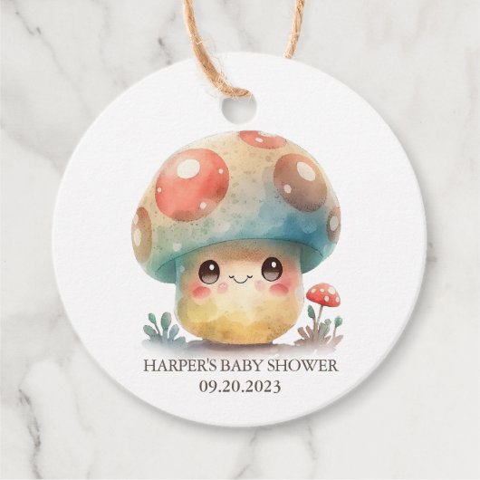 きのこお洒落 フェイバータグ (正面)