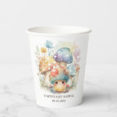 きのこお洒落 紙コップ (裏面)