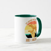 きのこが来たから行かなくちゃ マグカップ (正面右)