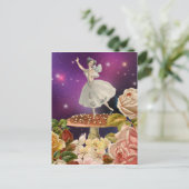 きのこで踊る妖精 ポストカード (スタンド正面)