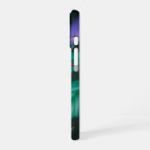 きのこに止まる可愛いトンボ - iPhone 16ケース (左側面)
