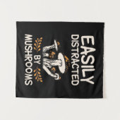 きのこに簡単に気を取られる タペストリー (正面(横))