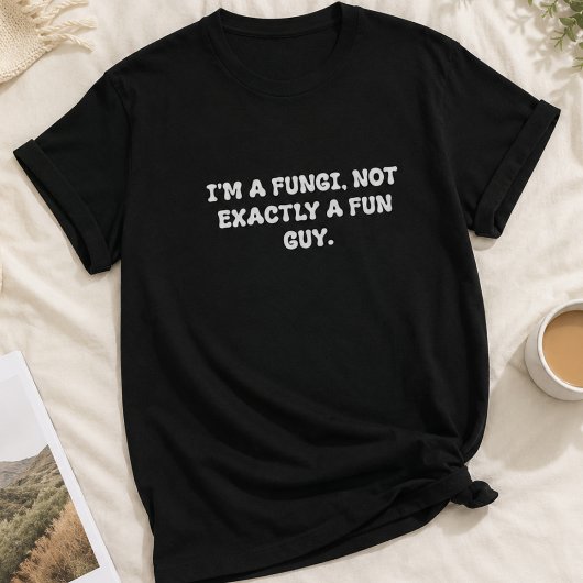きのこのおもしろタイポグラフィ Tシャツ