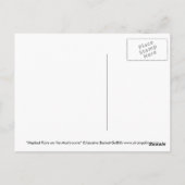 「きのこのかき妖精」はがき ポストカード (裏面)