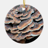 きのこのクリスマスのオーナメント セラミックオーナメント (正面)