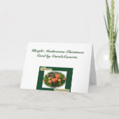 きのこのクリスマスカード シーズンカード (裏面)