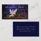 きのこのデザイン3のファンタジーの名刺の妖精 名刺 (正面/裏面)