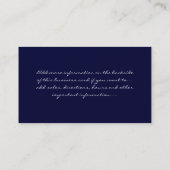 きのこのデザイン3のファンタジーの名刺の妖精 名刺 (裏面)