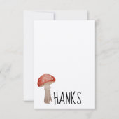 きのこのトースツールありがとうご注意 サンキューカード (正面)
