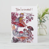 きのこのマジカルフォレット 赤白の花のファンタジー 招待状 (スタンド正面)