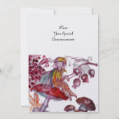 きのこのマジカルフォレット 赤白花のファンタジー 招待状 (裏面)