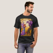 きのこの上のかわいいドラゴン Tシャツ (正面フル)