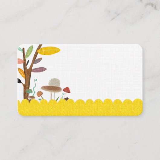 きのこの名刺 名刺 (正面)