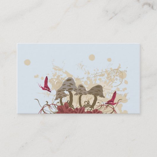 きのこの名刺 名刺 (正面)