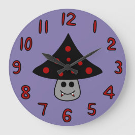 きのこの吸血鬼の時計 ラージ壁時計