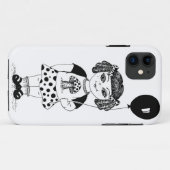 きのこの女の子の電話箱 Case-Mate iPhoneケース (裏面(横))