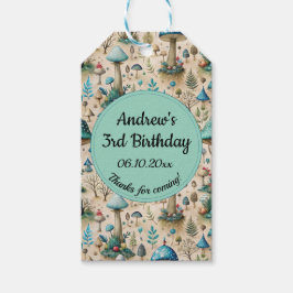 きのこの妖精の国 誕生日パーティー ギフトタグ