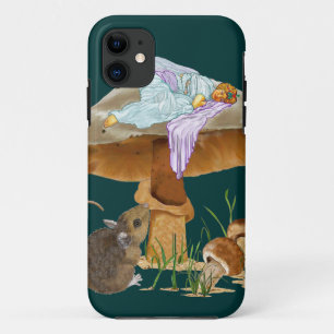 きのこの妖精及びマウス iPhone 11 ケース