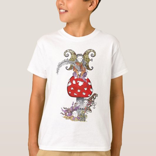 きのこの妖精 Tシャツ (正面)