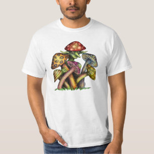 きのこの小妖精や小人 Tシャツ