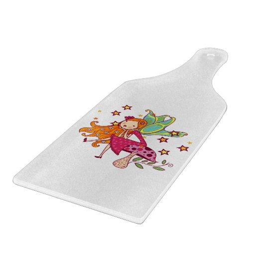 きのこの庭の妖精 カッティングボード (角)