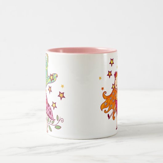 きのこの庭の妖精 ツートーンマグカップ (中央)