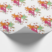 きのこの庭の妖精 ラッピングペーパー (角)