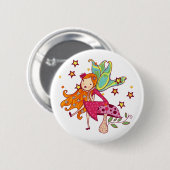 きのこの庭の妖精 缶バッジ (正面&裏面)