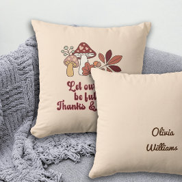 きのこの感謝贈り物 クッション