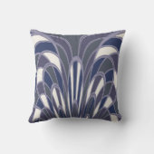 きのこの抽象芸術-アールデコ-空 クッション (裏面)