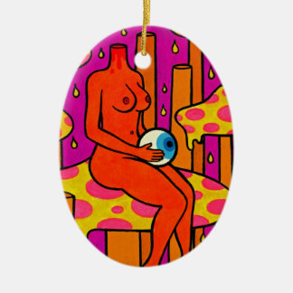 きのこの暗がり#1 セラミックオーナメント