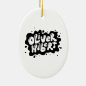 きのこの暗がり#2 セラミックオーナメント (裏面)