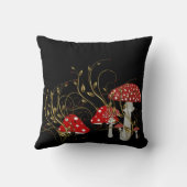 きのこの月の光 クッション (裏面)