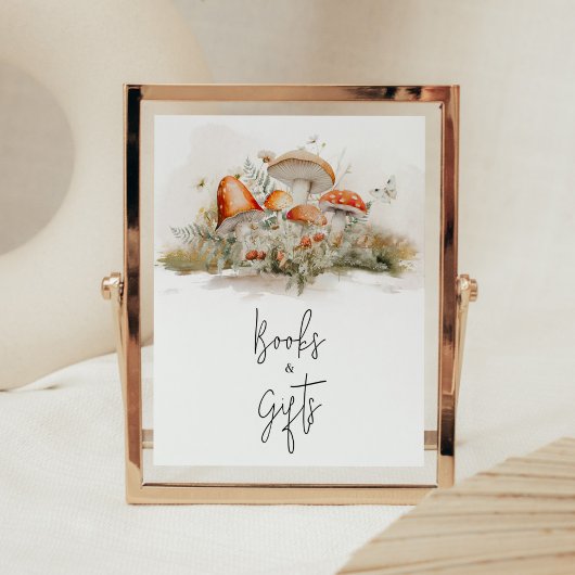 きのこの森の本と贈り物を魅了 ポスター