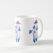 きのこの水彩画の芸術のクラシックのマグ コーヒーマグカップ (正面右)