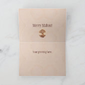 きのこの秋の分点のMabonの素朴な森林 シーズンカード (内部)