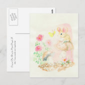 きのこの芸術Potcardsの挨拶状のマウス ポストカード (正面/裏面)