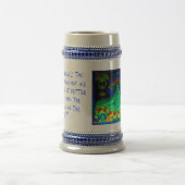 きのこの茶ステイン ビールジョッキ (中央)