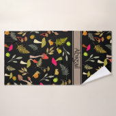 きのこの葉バスタオル バスタオル (バスタオル)