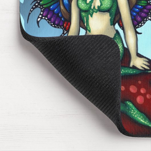 "きのこの覆われた妖精"のマウスパッド マウスパッド (コーナー)