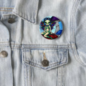 "きのこの覆われた妖精"ボタン 缶バッジ (インサイチュ)