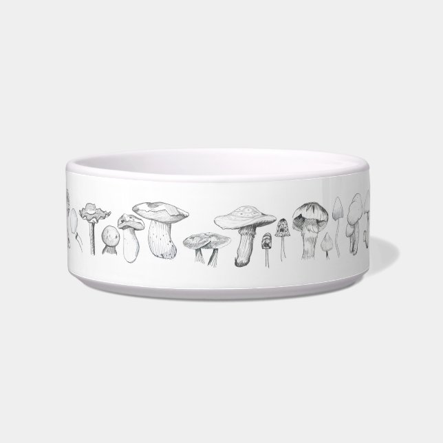 きのこの集団 ボウル (左)