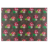 きのこはパターンをからかいます カッティングボード (正面)